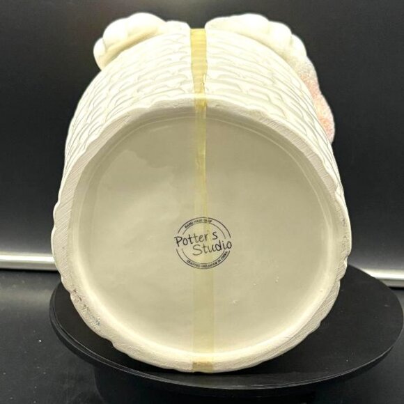 Brand New Potters Studio Bunny Butt in Carrot Patch Cookie Jar Treat Cannister E - Picture 10 of 10